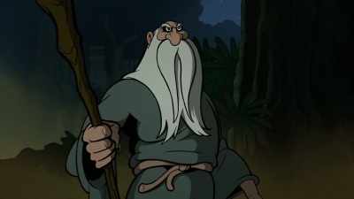 Gray robe, silver hair,
wielder of magic... - Unicorn: Warriors Eternal