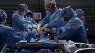 Grazed the liver, missed the colon. - Grey's Anatomy
