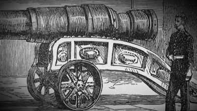 Great, big gunpowder cannon - Mysteries of the Abandoned