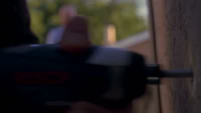 Great, drilled right into the stucco. - Breaking Bad