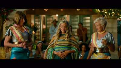 Great grandmotherI'll be leaving that out of the bio - Mamma Mia! Here We Go Again