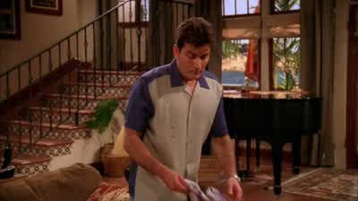Great guy and a kiss on the cheek. - Two and a Half Men