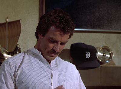 - Great movie, huh?
- Yeah. - Magnum, P.I.