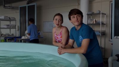 Great Now he's a bodyguard - Dolphin Tale 2