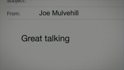 "Great talking to you..." - Evil