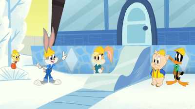 Great work, everybody.
Pauleen's gonna love it. - Bugs Bunny Builders