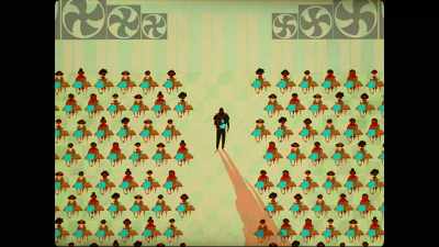 Greed and distrust spread
all across the island. - Guava Island