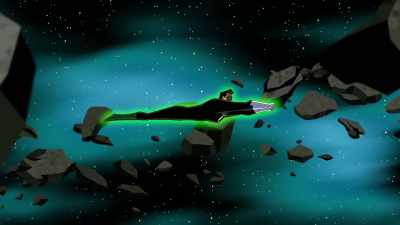 Green Lantern to Batman. Heading
back to the Watchtower. - Justice League Action