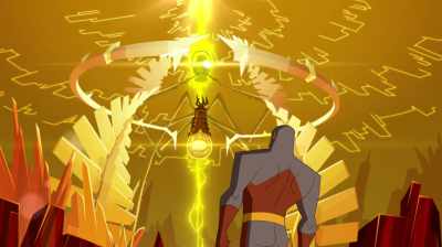 GREEN LANTERN: Oh, that's why
Sinestro has unlimited power. - Justice League Action