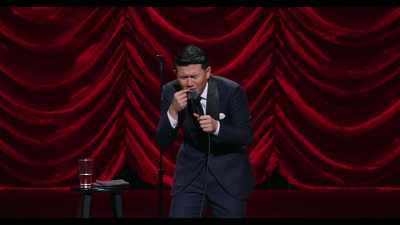 Green pepper is fine,
but red pepper makes my mouth red. - Ronny Chieng: Asian Comedian Destroys America!