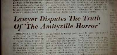 Green slime
was actually spaghetti - Amityville: An Origin Story