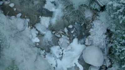 Green turns to white, - Europe From Above