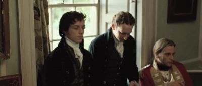 Green velvet coat - Becoming Jane