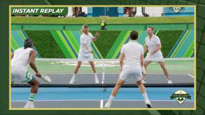 GREENFIELD WITH THE BACKHAND,
BUT IT'S NOT ENOUGH. - Pickled