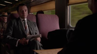 Greenwich. Next stop,
Greenwich, Port Chester, Rye... - Mad Men