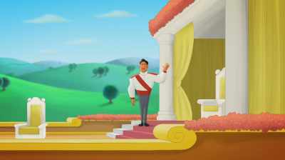 Greetings, citizens of Simiana. - Curious George: Royal Monkey