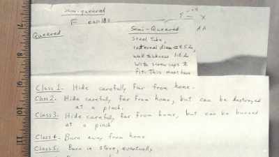 Greg: There was notes about
the construction of the bombs, - Unabomber: In His Own Words