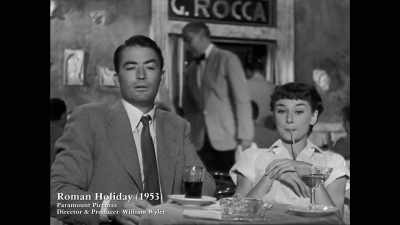 Gregory Peck and Audrey Herpburn - Audrey