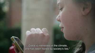 Greta is interested in the climate, - I Am Greta