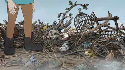 [griffin] I decorated it myself.
With objects that fell into it. - Disenchantment