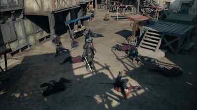 Grimaud's got him.
And the other Musketeer. - The Musketeers