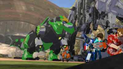 Grimlock, please help me
gently separate - Transformers: Robots In Disguise