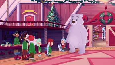 Grizz has given up his winter
'hy-bear-nation' to help us out! - Glisten and the Merry Mission
