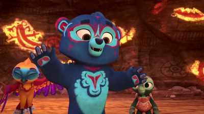 -Grizzly bears. It's the treasure!
-Open it! - Spirit Rangers
