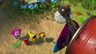 [Grizzly grunting] - Larva Family