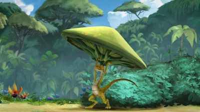 (GROANING) Do you mind
keeping your mushrooms to yourself? - Gigantosaurus