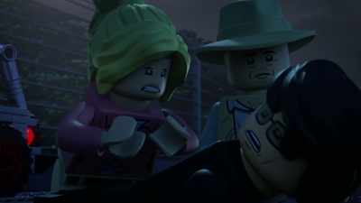 [groaning] He was in the car, - LEGO Jurassic Park: The Unofficial Retelling