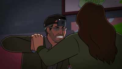 [groaning] I had a whole
spiel thinking you'd be a guy. - Birdgirl