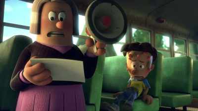 - [groans]
[feedback squeals] - Big Nate