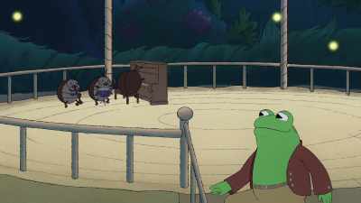 [groans] Fro-- I-- - Frog and Toad