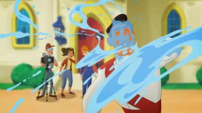 -[groans]
-[gibbering] - Curious George: Royal Monkey