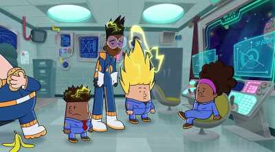 [groans] How can these crackers
make my mouth so dry, but not my body? - The Epic Tales of Captain Underpants in Space
