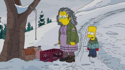(groans)
I'm sorry, ma'am. - The Simpsons