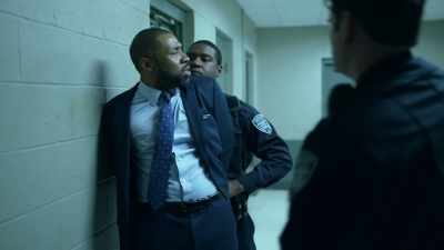[groans]
I'm surrounded by cops.
Is this really necessary? - Black Lightning