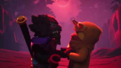 [groans in pain] No, they don't!
They're making me better! - LEGO Ninjago: Dragons Rising