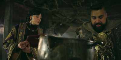- [groans] Okay.
- [cauldron bubbling] - The Completely Made-Up Adventures of Dick Turpin