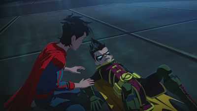 [groans] - Batman and Superman: Battle of the Super Sons
