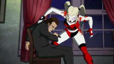 [groans] - Harley Quinn