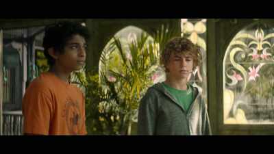 [groans softly] Mr. D knows that Zeus
has forbidden him from consuming alcohol. - Percy Jackson and the Olympians