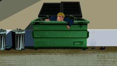 - (GROANS)
- (THUD) - Justice League Action
