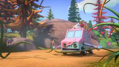 [groans] What are you two doing here?
This was supposed to be my concert. - Mighty Monsterwheelies