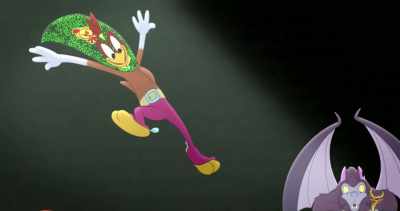 -(groans)
-(whooping) - Legend of the Three Caballeros