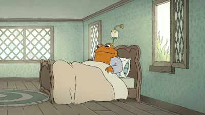 [groans, yawns] Another morning. - Frog and Toad