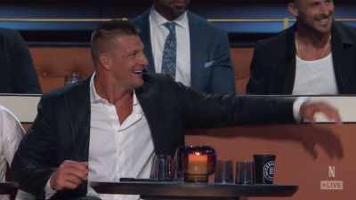 Gronk is the...
He's the unsafe drunk white guy. - The Roast of Tom Brady