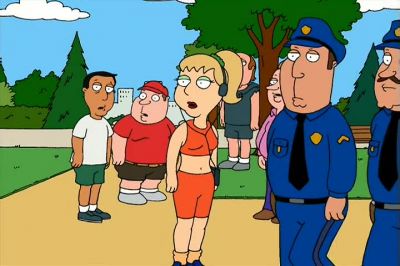 Gross. Did he just drink from the fountain? - Family Guy
