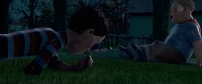 Gross. Did we just get upchucked? The uvula, nature's emergency exit. - Monster House
